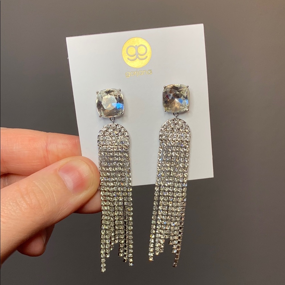 Gorjana Kingston Arc Silver Earrings - NWT $90 MSRP